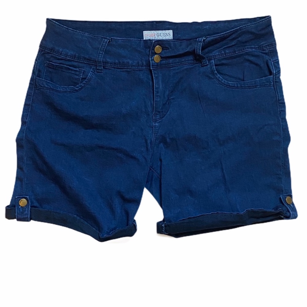 FINALSALE GUESS Stretch Jean Short Rayon Polyester